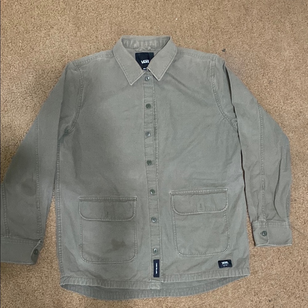 Levi's Olive Green Button-Up Shirt